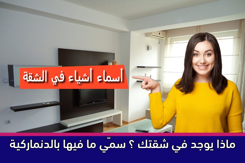 ماذا يوجد في شقتك ؟ سمّي ما فيها بالدنماركية