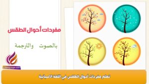 تعلم مفردات أحوال الطقس في اللغة الاسبانية