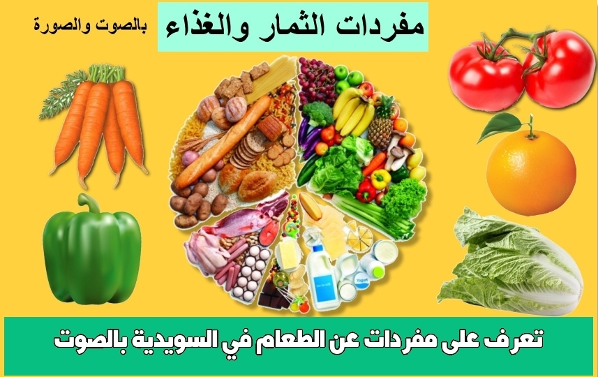 تعرف على مفردات عن الطعام في السويدية بالصوت
