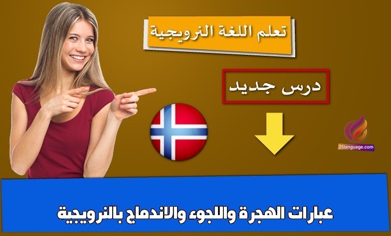 عبارات الهجرة واللجوء والاندماج بالنرويجية