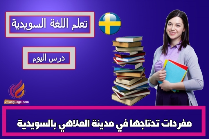 مفردات تحتاجها في مدينة الملاهي بالسويدية