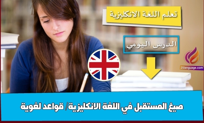 صيغ المستقبل في اللغة الانكليزية/ قواعد لغوية