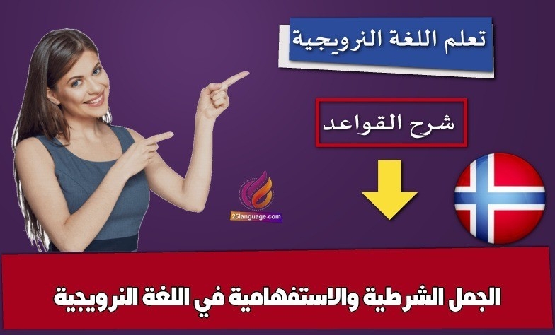 الجمل الشرطية والاستفهامية في اللغة النرويجية