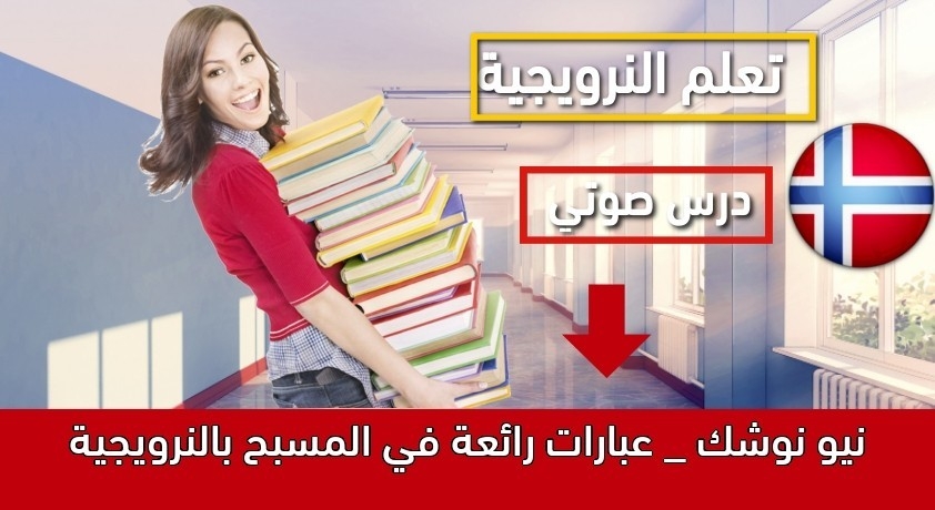 نيو نوشك _ عبارات رائعة في المسبح بالنرويجية