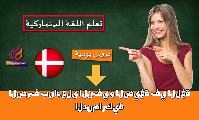 الصرف بناءً على النفي و الصيغة في اللغة الدنماركية