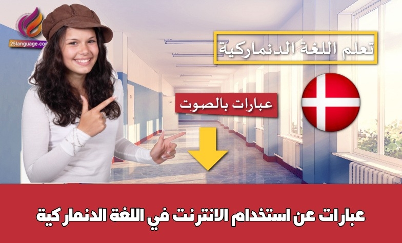 عبارات عن استخدام الانترنت في اللغة الدنماركية