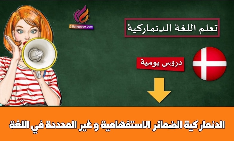 الضمائر الاستفهامية و غير المحددة في اللغة الدنماركية