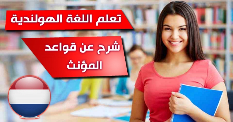 شرح عن المؤنث في اللغة الهولندية