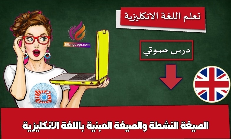 الصيغة النشطة والصيغة المبنية باللغة الانكليزية