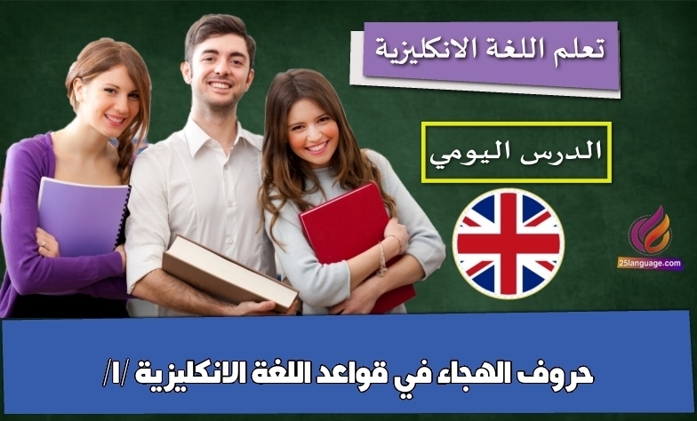 حروف الهجاء في قواعد اللغة الانكليزية /1/