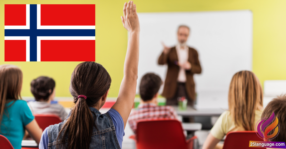 تكوين السؤال المباشر بلا أداة في اللغة النرويجية
