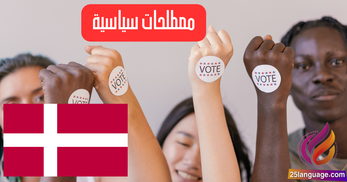 مصطلحات سياسية وعسكرية باللغة الدنماركية