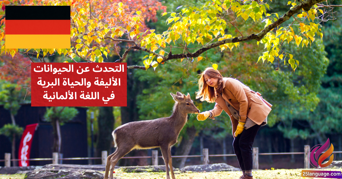 التحدث عن الحيوانات الأليفة والحياة البرية في اللغة الألمانية